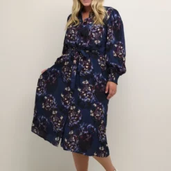 Kaffe Curve KCnanni Shirt Dress Dames Jurk - Maat 44 -Trendy Meid Verkoop 800x1200 1201