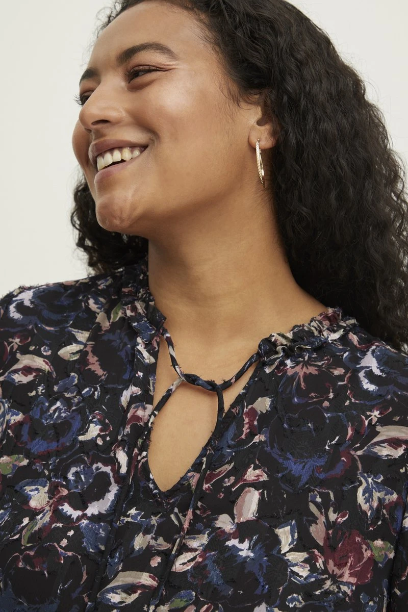 Fransa Plus FPCILLE DR 1 Dames Jurk - Maat 52 4 Fransa Plus FPCILLE DR 1 Dames Jurk - Maat 52 - Afbeelding 4