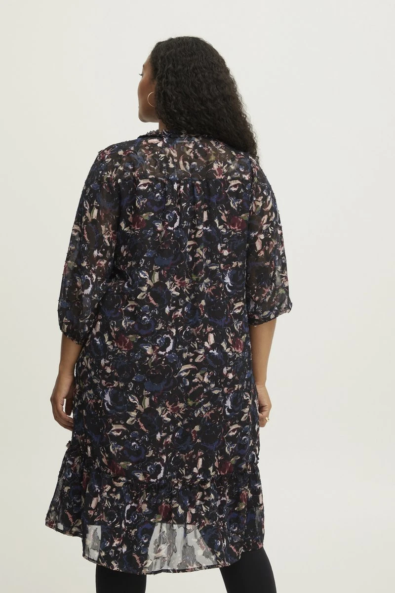 Fransa Plus FPCILLE DR 1 Dames Jurk - Maat 52 8 Fransa Plus FPCILLE DR 1 Dames Jurk - Maat 52 - Afbeelding 8