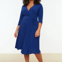 Trendyol Vrouwen Standaard Mouw Dubbele Rij Knopen A-lijn Plus Size Jurk 19 Trendyol Vrouwen Standaard Mouw Dubbele Rij Knopen A-lijn Plus Size Jurk -Trendy Meid Verkoop 800x1200 1264