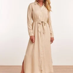 Smashed Lemon - Scarlet Jurk - Beige - 22071-720-XS