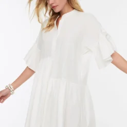 Trendyol Vrouwen Gepofte/ruche Mouw Lieve Schat Aangerimpelde Jurk Jurk -Trendy Meid Verkoop 800x1200 1334