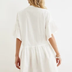 Trendyol Vrouwen Gepofte/ruche Mouw Lieve Schat Aangerimpelde Jurk Jurk -Trendy Meid Verkoop 800x1200 1337