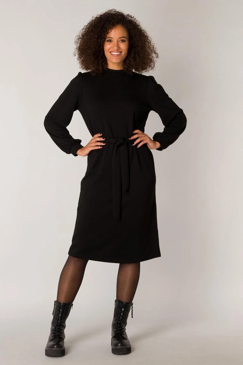 IVY BEAU Selena Jurk - Black - Maat 44 7 IVY BEAU Selena Jurk - Black - Maat 44 - Afbeelding 7