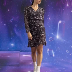 WE Fashion Dames Jurk Met Dessin -Trendy Meid Verkoop 800x1200 1366