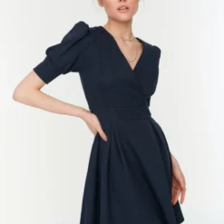 Trendyol Vrouwen Ballon Mouw Cache-coeur A-lijn Jurk -Trendy Meid Verkoop 800x1200 1373