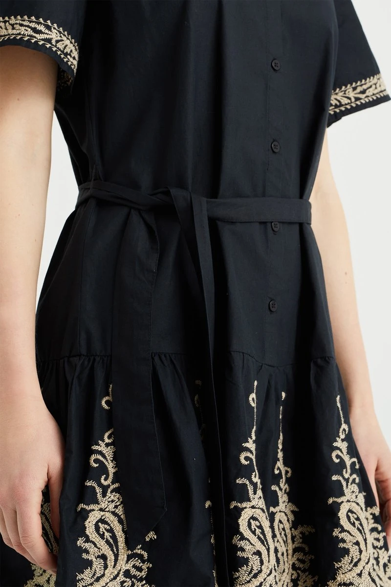 WE Fashion Dames Jurk Met Embroidery 5 WE Fashion Dames Jurk Met Embroidery - Afbeelding 5