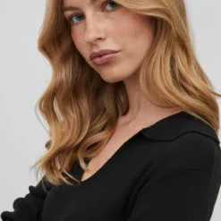 VILA VIMARLA COLLAR L/S KNIT DRESS Dames Jurk - Maat M 11 VILA VIMARLA COLLAR L/S KNIT DRESS Dames Jurk - Maat M -Trendy Meid Verkoop 800x1200 1396