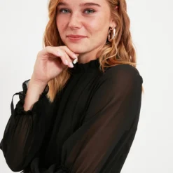 Trendyol Vrouwen Standaard Mouw Ronde Hals Schaatser Jurk -Trendy Meid Verkoop 800x1200 1416