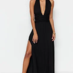 Trendyol Vrouwen Standaard Mouw V-hals Verschuiving Jurk -Trendy Meid Verkoop 800x1200 1445