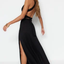 Trendyol Vrouwen Standaard Mouw V-hals Verschuiving Jurk -Trendy Meid Verkoop 800x1200 1446