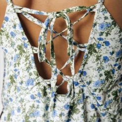 Colourful Rebel Elodie Flower Jurk Blauw Dames - Loose Fit - Polyester - L -Trendy Meid Verkoop 800x1200 1467