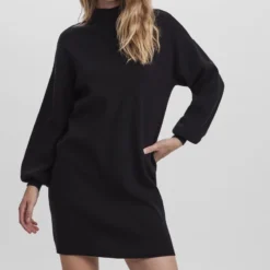 VERO MODA VMNANCY LS FUNNELNECK DRESS GA BOO Dames Jurk - Maat S -Trendy Meid Verkoop 800x1200 1476