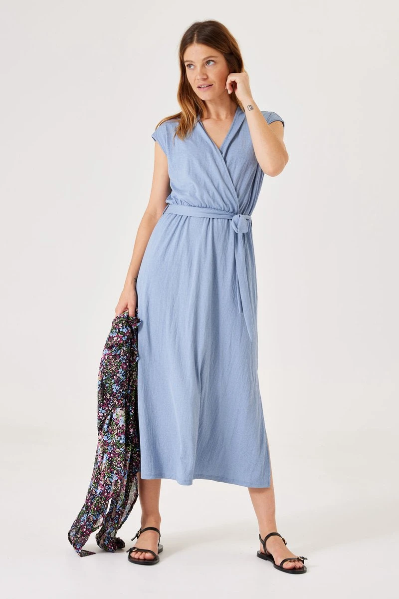 GARCIA Dames Jurk Blauw - Maat L 2 GARCIA Dames Jurk Blauw - Maat L - Afbeelding 2