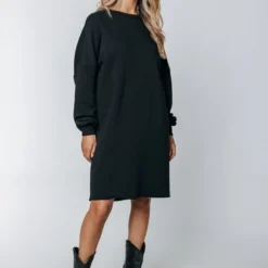 Colourful Rebel Art Eagle Jurk Zwart Dames - Loose Fit - Katoen - XS