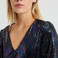 WE Fashion Dames Jurk Met Pailletten -Trendy Meid Verkoop 800x1200 1533