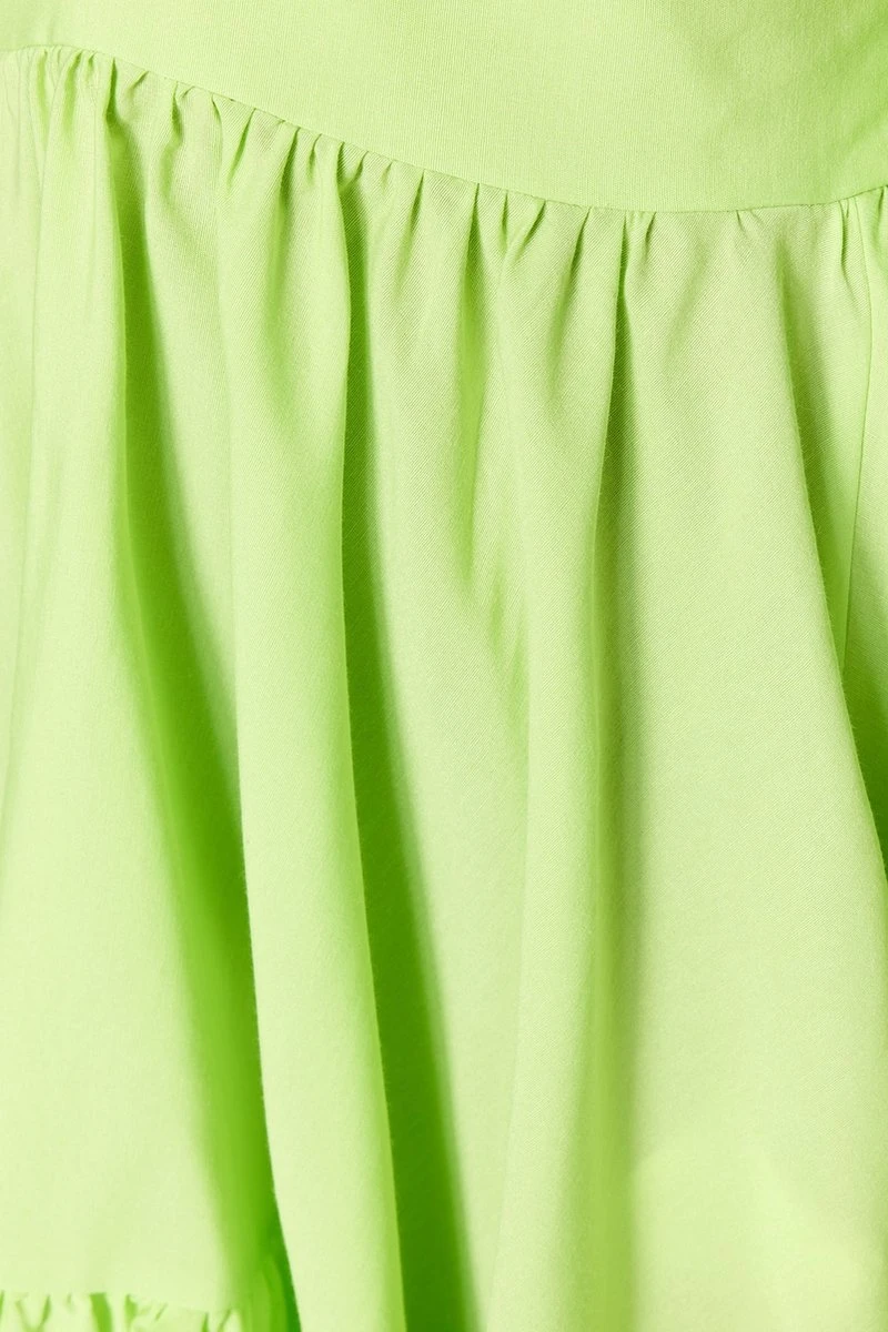 Trendyol Vrouwen Ballon Mouw Vierkante Kraag Schaatser Jurk 5 Trendyol Vrouwen Ballon Mouw Vierkante Kraag Schaatser Jurk - Afbeelding 5