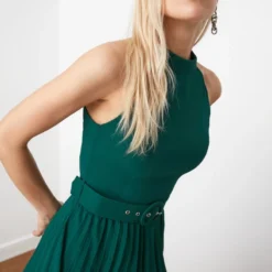 Trendyol Vrouwen Raglan Mouw Halternek A-lijn Jurk -Trendy Meid Verkoop 800x1200 188