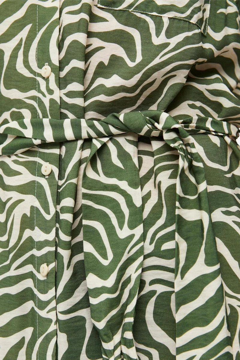 OBJECT OBJSELINE S/S SHIRT DRESS NOOS Dames Jurk - Maat 40 4 OBJECT OBJSELINE S/S SHIRT DRESS NOOS Dames Jurk - Maat 40 - Afbeelding 4