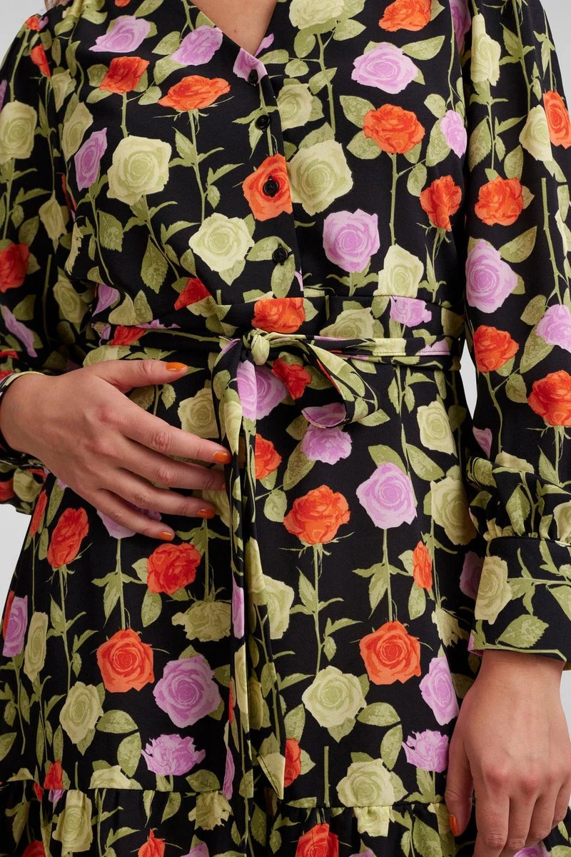 PIECES PCBLOSSOM LS SHORT DRESS Dames Jurk - Maat S 5 PIECES PCBLOSSOM LS SHORT DRESS Dames Jurk - Maat S - Afbeelding 5