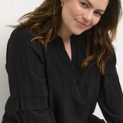 Kaffe Curve KChella Dress Dames Jurk - Maat 46 -Trendy Meid Verkoop 800x1200 267