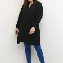 Kaffe Curve KChella Dress Dames Jurk - Maat 46 -Trendy Meid Verkoop 800x1200 268