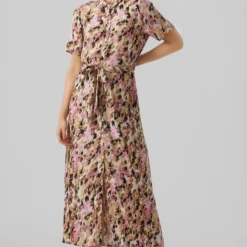 Vero Moda Jurk Vmeasy S/s Long Shirt Dress R1 Wvn 10286792 Tigers Eye/ina Dames Maat - XL -Trendy Meid Verkoop 800x1200 272