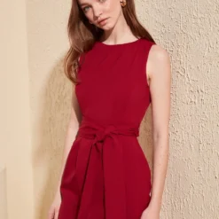 Trendyol Vrouwen Standaard Mouw Ronde Hals A-lijn Jurk -Trendy Meid Verkoop 800x1200 291