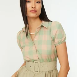 Trendyol Vrouwen Ballon Mouw Kraag Schaatser Jurk -Trendy Meid Verkoop 800x1200 313