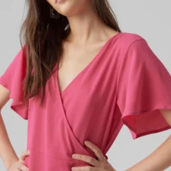 Vero Moda Jurk Vmsaki Ss Calf Wrap Dress Wvn Ga No 10287361 Pink Yarrow Dames Maat - M 8 Vero Moda Jurk Vmsaki Ss Calf Wrap Dress Wvn Ga No 10287361 Pink Yarrow Dames Maat - M -Trendy Meid Verkoop 800x1200 314