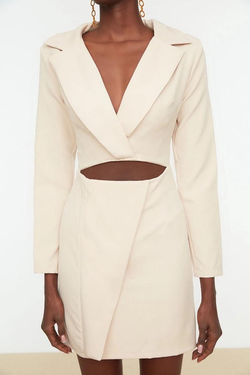 Trendyol Vrouwen Standaard Mouw Cache-coeur Omslag Jurk 12 Trendyol Vrouwen Standaard Mouw Cache-coeur Omslag Jurk - Afbeelding 12