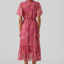 VERO MODA VMSILO SS 7/8 DRESS WVN BTQ Dames Jurk - Maat M -Trendy Meid Verkoop 800x1200 339
