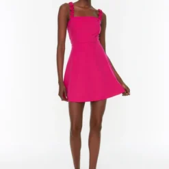 Trendyol Vrouwen Standaard Mouw Vierkante Kraag A-lijn Jurk -Trendy Meid Verkoop 800x1200 344