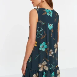 Trendyol Vrouwen Standaard Mouw V-hals Verschuiving Jurk 15 Trendyol Vrouwen Standaard Mouw V-hals Verschuiving Jurk -Trendy Meid Verkoop 800x1200 362