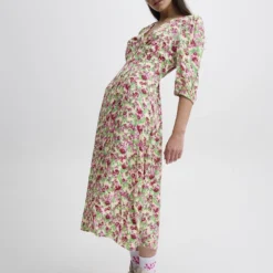 Ichi Jurk Ihenora Dr2 20118345 201850 Structured Flower Mix1 Dames Maat - 40 -Trendy Meid Verkoop 800x1200 380