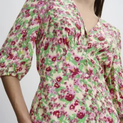 Ichi Jurk Ihenora Dr2 20118345 201850 Structured Flower Mix1 Dames Maat - 40 -Trendy Meid Verkoop 800x1200 382