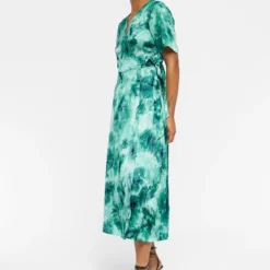 OBJECT OBJSUMAI ELIN S/S WRAP DRESS A DIV Dames Jurk - Maat 38 -Trendy Meid Verkoop 800x1200 395