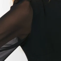 Trendyol Vrouwen Ballon Mouw Staande Kraag A-lijn Jurk -Trendy Meid Verkoop 800x1200 434