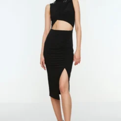 Trendyol Vrouwen Standaard Mouw Staande Kraag Bodycon Jurk 20 Trendyol Vrouwen Standaard Mouw Staande Kraag Bodycon Jurk -Trendy Meid Verkoop 800x1200 472