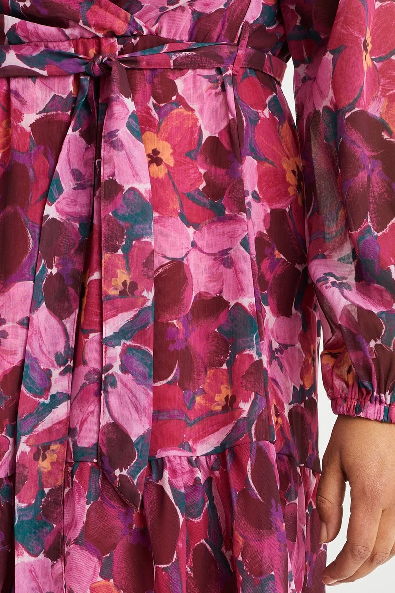 WE Fashion Dames Jurk Met Dessin - Curve 6 WE Fashion Dames Jurk Met Dessin - Curve - Afbeelding 6