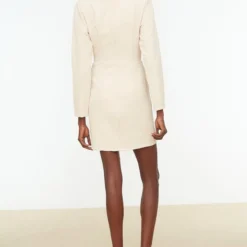 Trendyol Vrouwen Standaard Mouw Cache-coeur Omslag Jurk -Trendy Meid Verkoop 800x1200 563