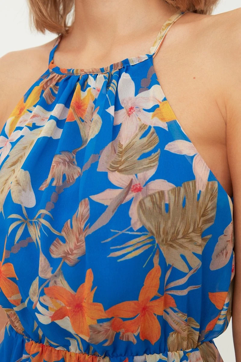 Trendyol Vrouwen Mouwloos Halternek Schaatser Jurk 5 Trendyol Vrouwen Mouwloos Halternek Schaatser Jurk - Afbeelding 5