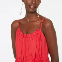 Trendyol Vrouwen Standaard Mouw Halternek Schaatser Jurk -Trendy Meid Verkoop 800x1200 575