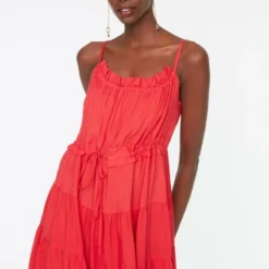 Trendyol Vrouwen Standaard Mouw Halternek Schaatser Jurk -Trendy Meid Verkoop 800x1200 576