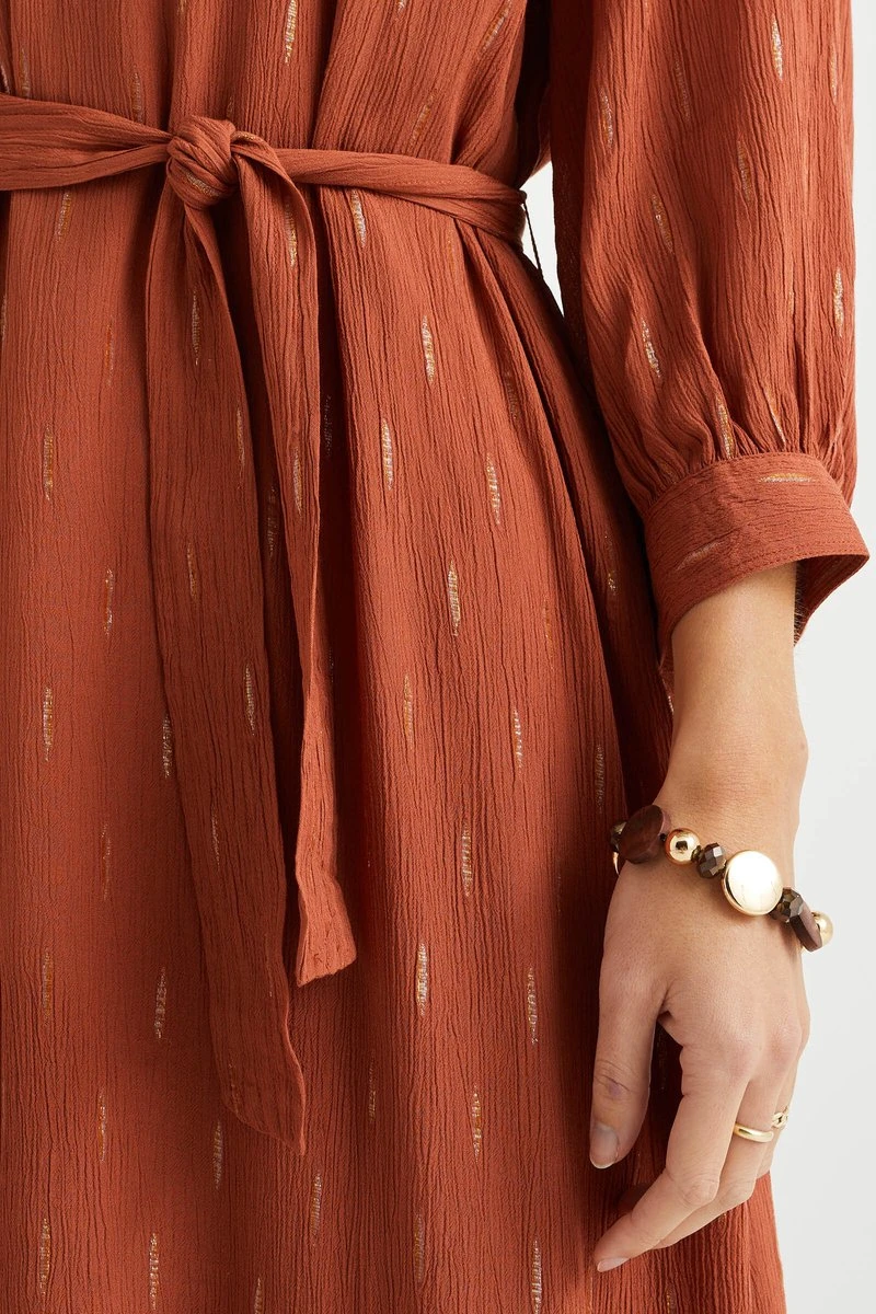 WE Fashion Dames Maxi-jurk Met Dessin 5 WE Fashion Dames Maxi-jurk Met Dessin - Afbeelding 5