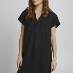 B.young BYFALAKKA V NECK DRESS Dames Jurk - Maat 42 -Trendy Meid Verkoop 800x1200 597