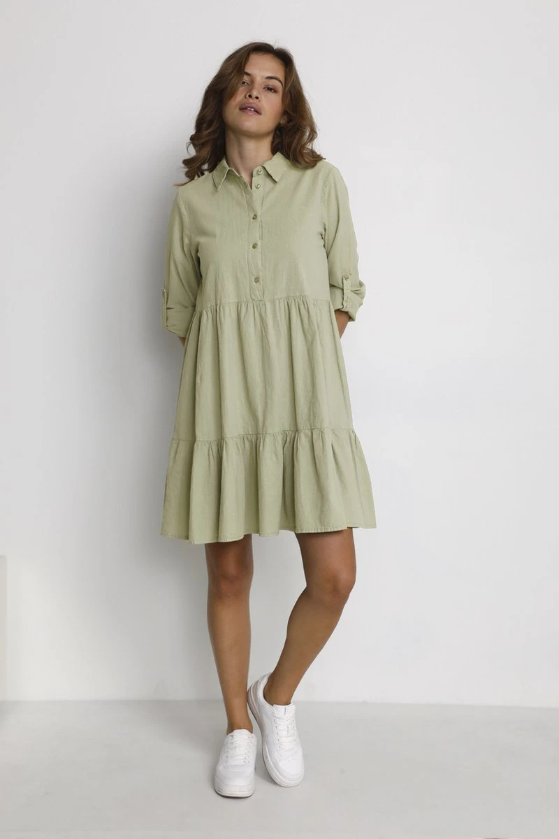 Kaffe KAnaya Dress Dames Jurk - Maat 38 5 Kaffe KAnaya Dress Dames Jurk - Maat 38 - Afbeelding 5