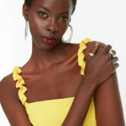 Trendyol Vrouwen Standaard Mouw Vierkante Kraag A-lijn Jurk -Trendy Meid Verkoop 800x1200 65