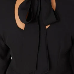 Trendyol Vrouwen Ballon Mouw Staande Kraag A-lijn Plus Size Jurk -Trendy Meid Verkoop 800x1200 677