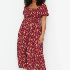 Trendyol Vrouwen Ballon Mouw Vierkante Kraag A-lijn Plus Size Jurk 14 Trendyol Vrouwen Ballon Mouw Vierkante Kraag A-lijn Plus Size Jurk -Trendy Meid Verkoop 800x1200 688